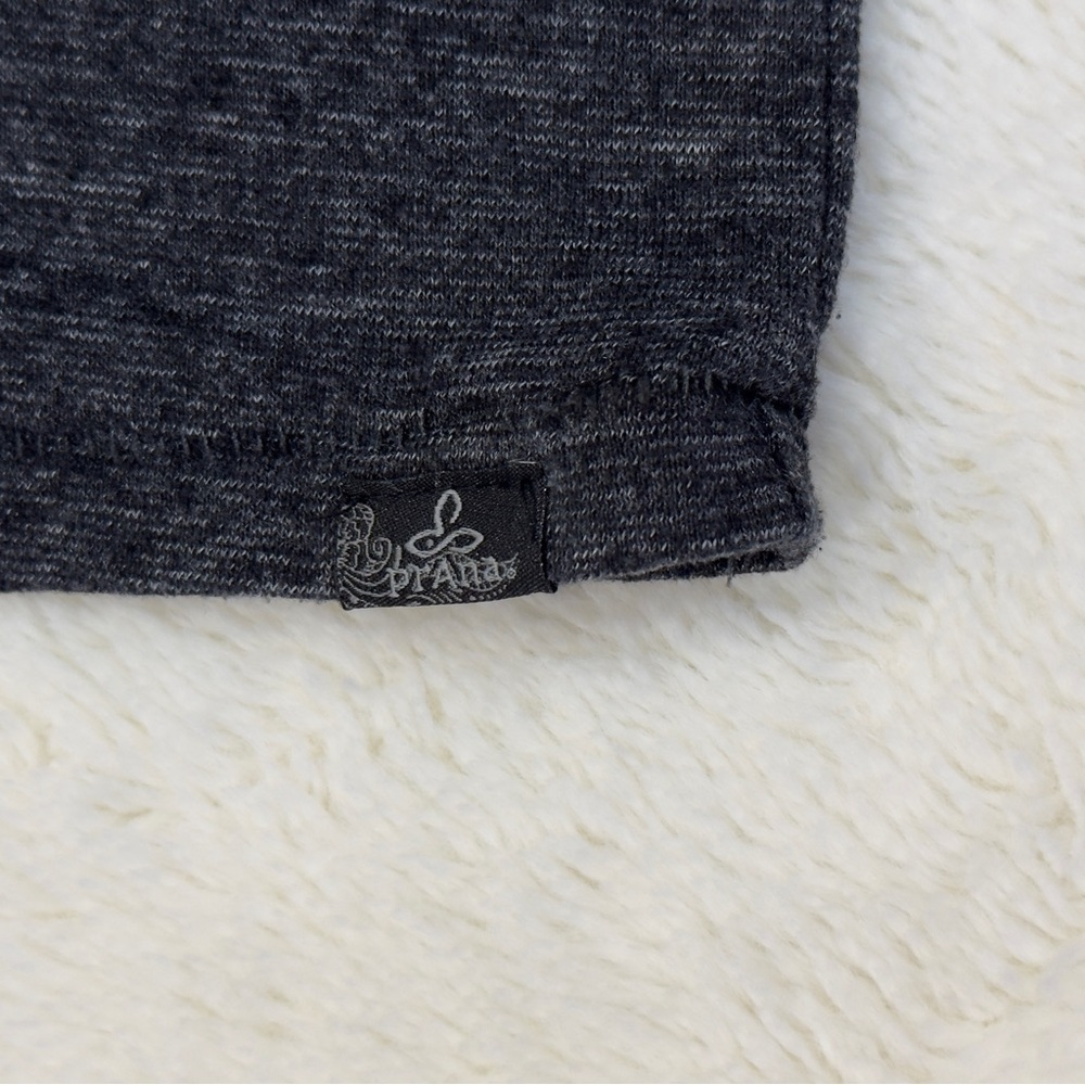 Prana Olive and Charcoal 3/4 Sleeve Shirt - Picture 8 of 10